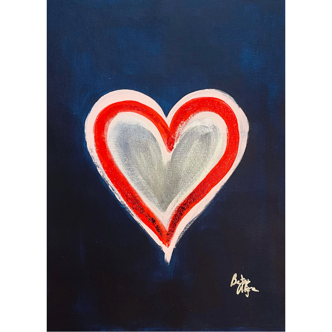 Corazón rojo - LÁMINA IMPRESA