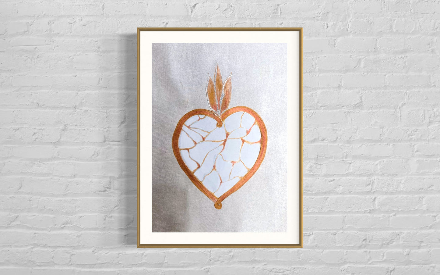 Corazón kintsugi - LÁMINA IMPRESA