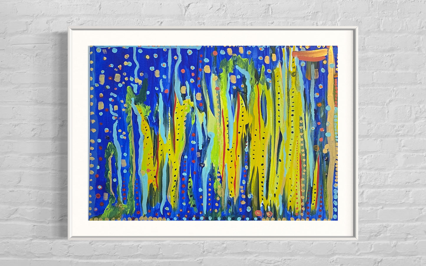 Yellow corals - LÁMINA IMPRESA